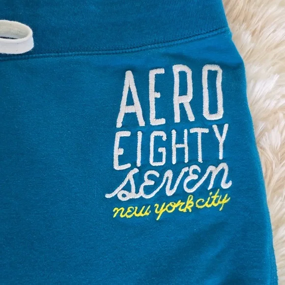 AeropostaleTeal Blue Sweatpants - Picture 2 of 4